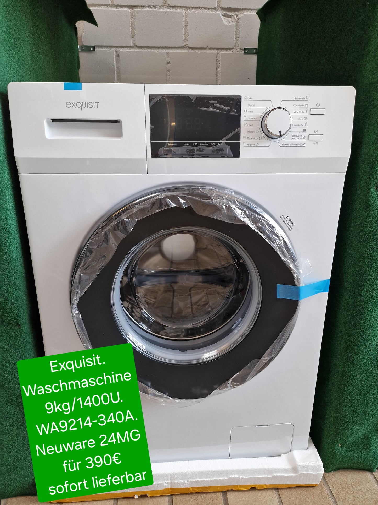 Exquisit Waschmaschine 9kg WA9214