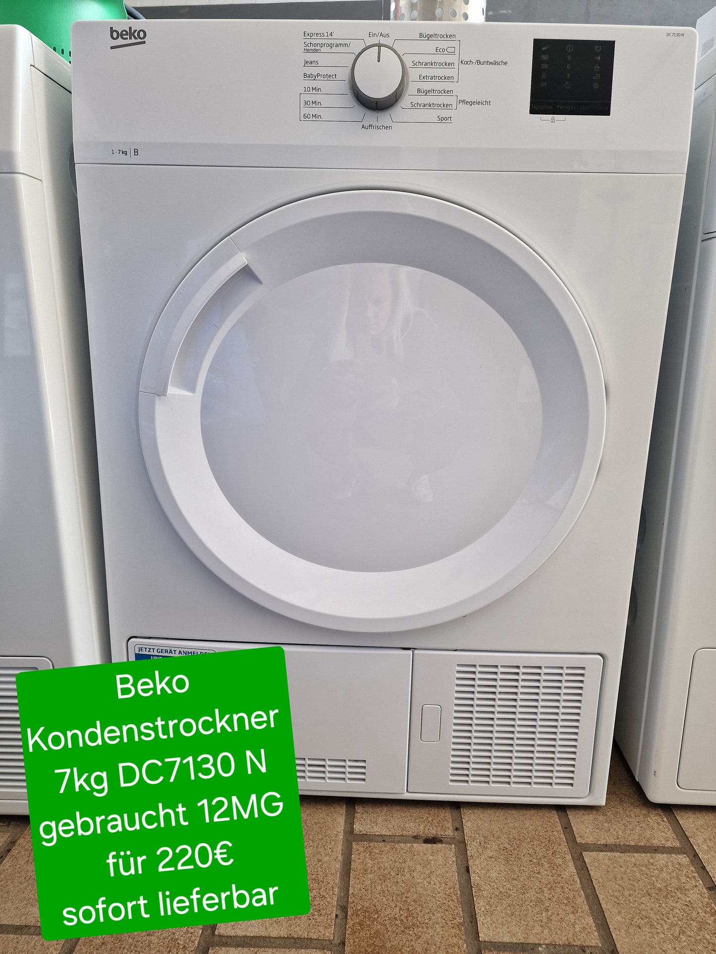 Beko Kondenstrockner 7kg DC7130N