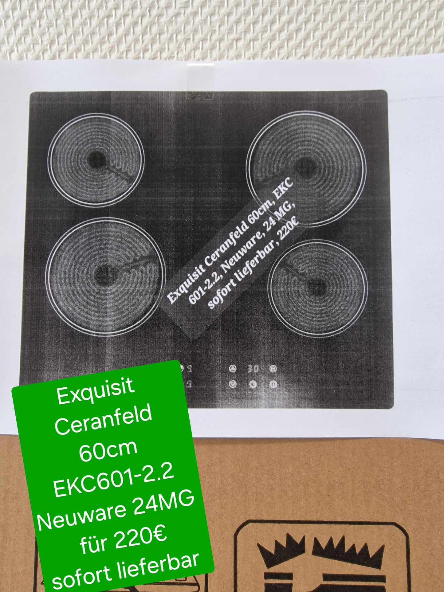 Exquisit Ceranfeld 60cm