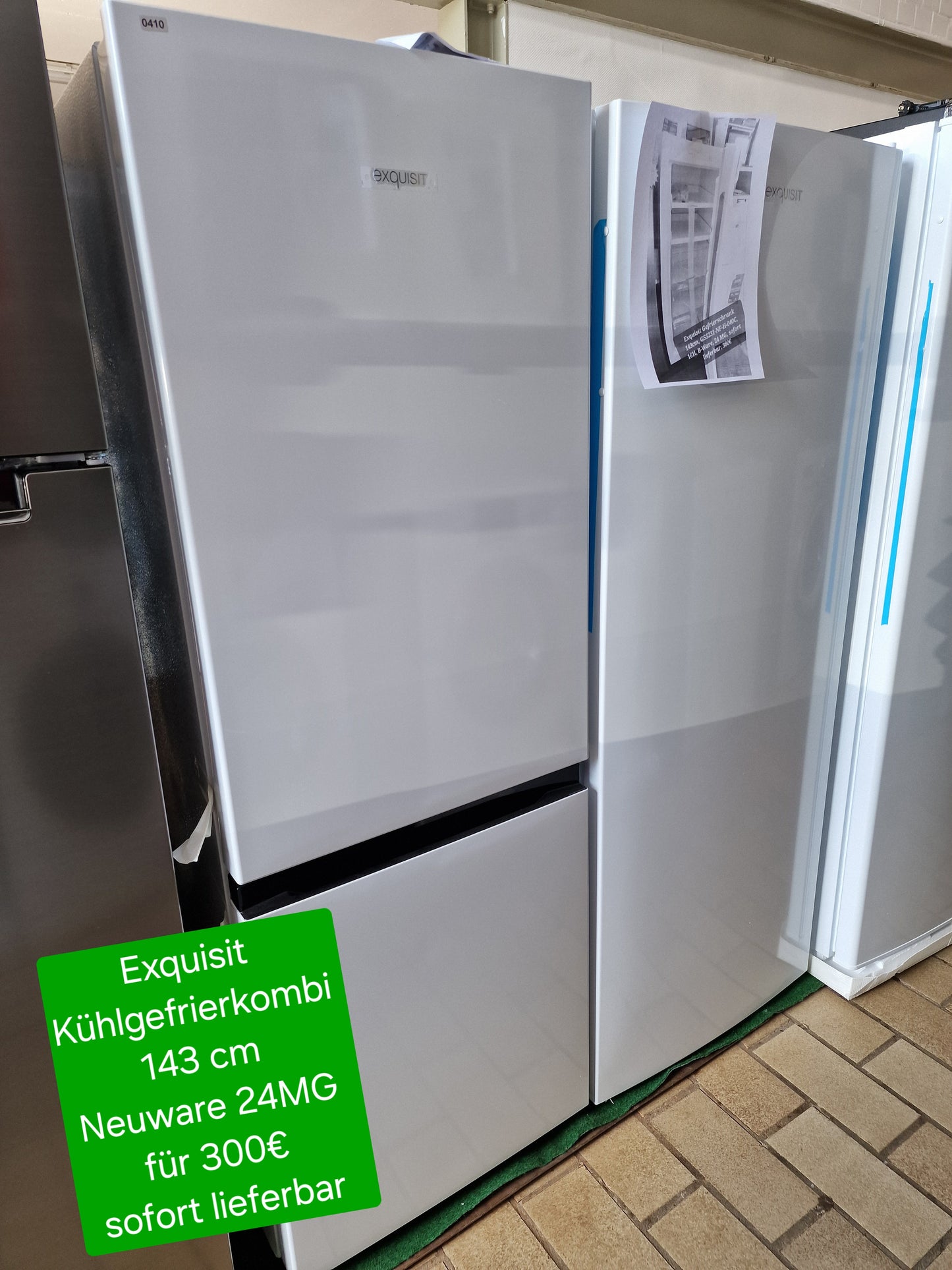 Exquisit Kühlgefrierkombi 143cm