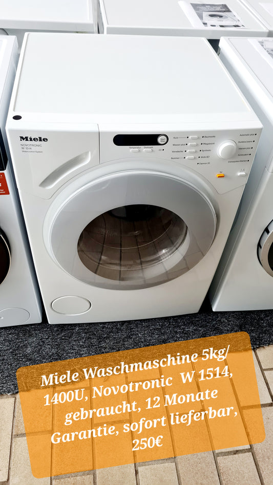 Miele Waschmaschine 5kg/1400U - Akif Rana GmbH