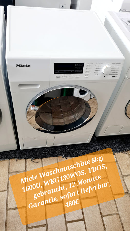 Miele Waschmaschine WKG130 - Akif Rana GmbH