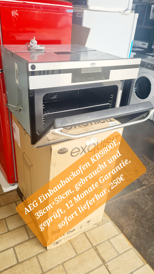 AEG Einbaubackofen - KB9800E - 38x59cm