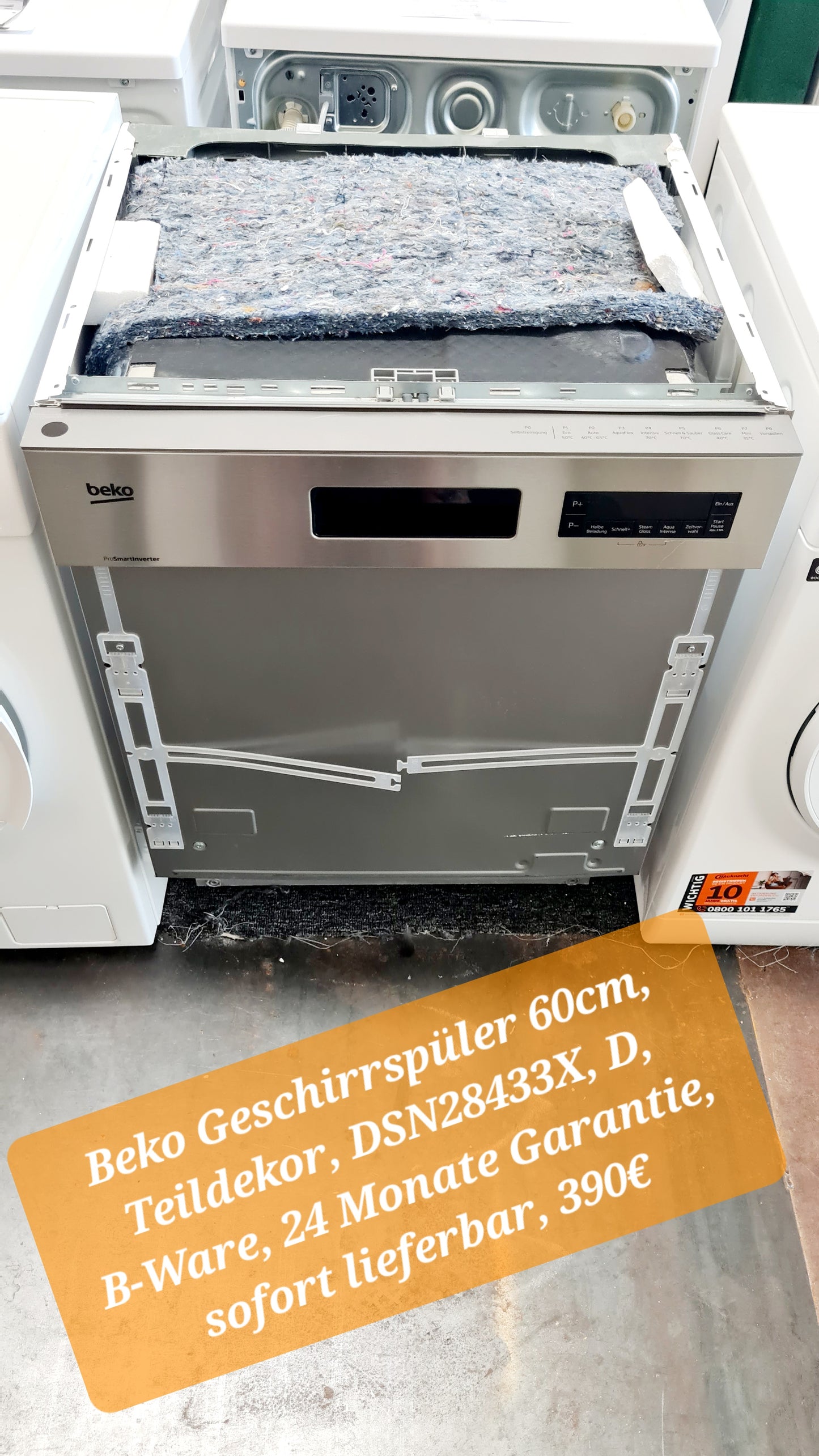 Beko Geschirrspüler DSN28433X - B-Ware