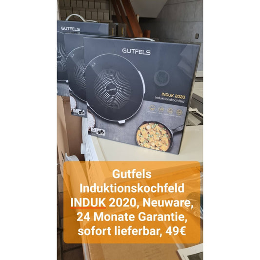 Gutfels Induktionskochfeld INDUK 2020, Neuware, 24 MG - Akif Rana GmbH