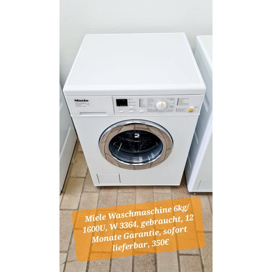 Miele Waschmaschine W3364 - Akif Rana GmbH