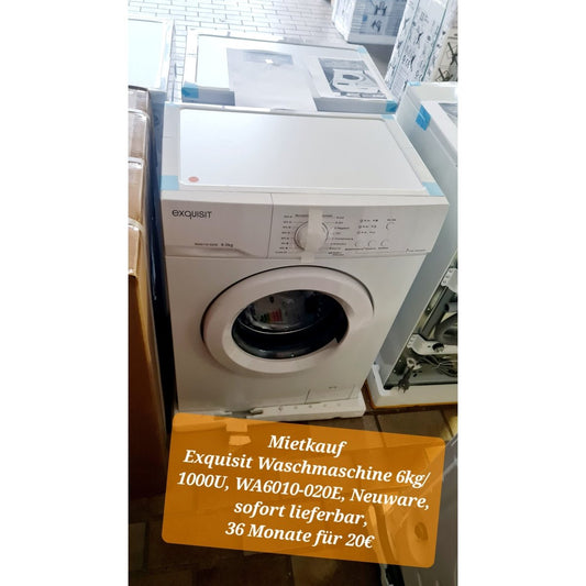 Mietkauf Exquisit Waschmaschine 6kg - Akif Rana GmbH