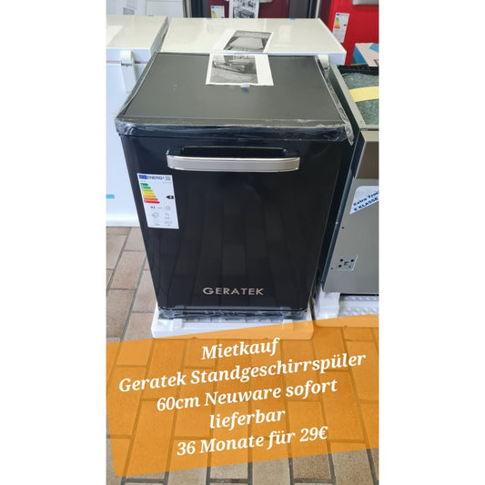 Mietkauf Geratek Standgeschirrspüler 60cm - Akif Rana GmbH
